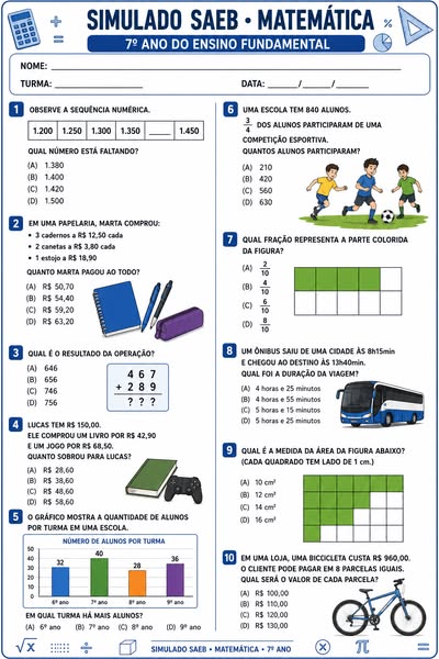 Amostra simulado